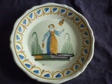 RARE ASSIETTE / FAIENCE  XVIII