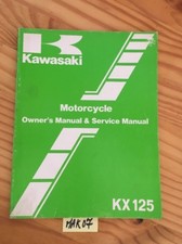 Kawasaki KX125 A2 KX 125 125KX  revue technique manuel atelier moto anglais