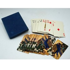 Cartes À Jouer Vintage Double Jeu Design Oiseau Stardust