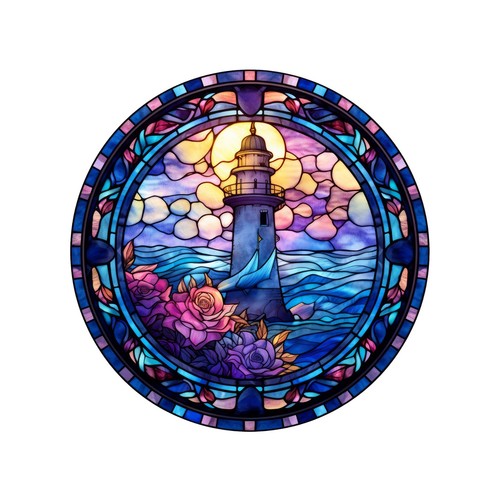 Autocollants phare vitraux - autocollants,