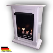 Cheminée Foyer Bio Ethanol Firegel Gel Cheminee Fireplace Chimenea Milano Blanc