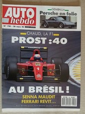 AUTO HEBDO N°720 28/3/1990 GP