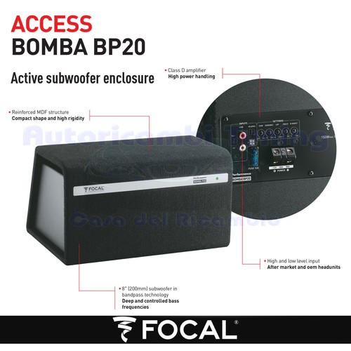 Focal bomba bp20 subwoofer - focal,