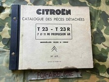 CITROEN CATALOGUE DES PIECES DETACHEES T23-T23R