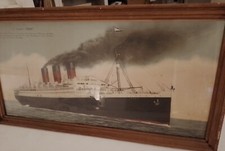 Chromo Paquebot Le Paris