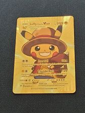 LUFFY ONE PIECE PIKACHU POKEMON COSPLAY CARTE NEW HOLO PRISM ANIME MANGA KAWAI