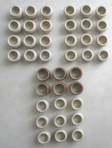 Lot godets individuels - de,