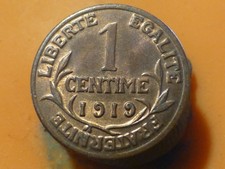 1 CENTIME - DUPUIS - 1919 -