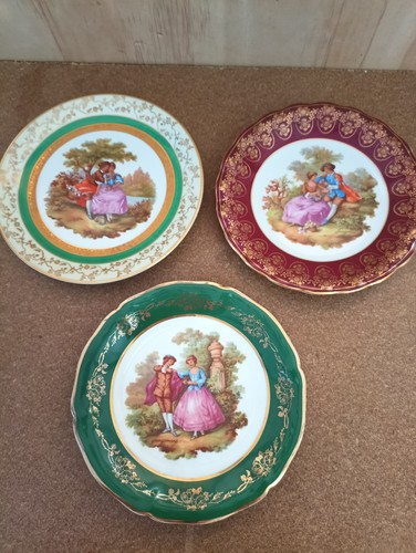 Assiettes fragonard limoges - 3,