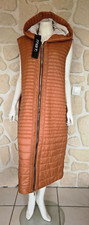Veste sans manches marron