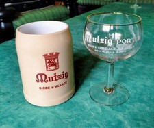 Chope verre biére Mutzig Porter brasserie Mutzig Wagner