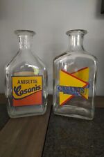 Carafe Casanis x2 vintage french anisette carafe verre 