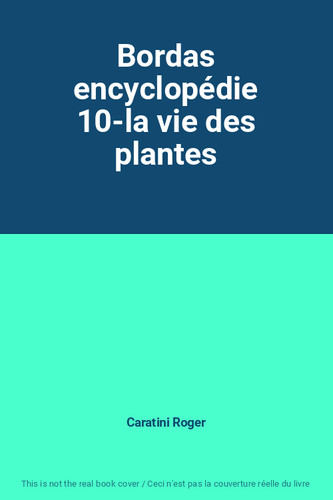 Bordas encyclopédie vie - encyclopédie, 10-la