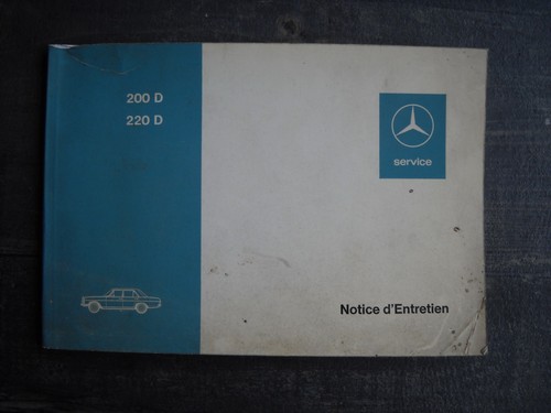 Notice entretien - notice, d'entretien