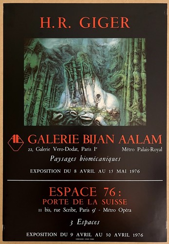 Giger affiche originale - -,