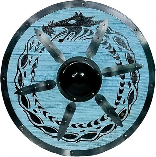 Bouclier viking bois - bouclier, en