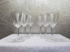 12 verres à vin de Bordeaux N°4 (rouge/blanc) Baccarat cristal. Service Epron
