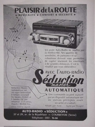 Publicité autoradio - publicitÉ,