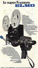 PUBLICITE 1968  ELMO  caméra