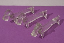 3 Repose Couverts Verre Porte