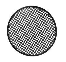 HQ-Power Grille de haut-parleur, 12 pouces, en métal, noir