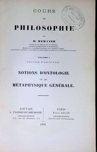 Mercier cours de - mercier,,