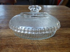 récipient en verre de présentation SARDINES FRANCAISES LORIENT FRANCE vintage