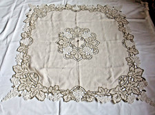 linge ancien lin brodé