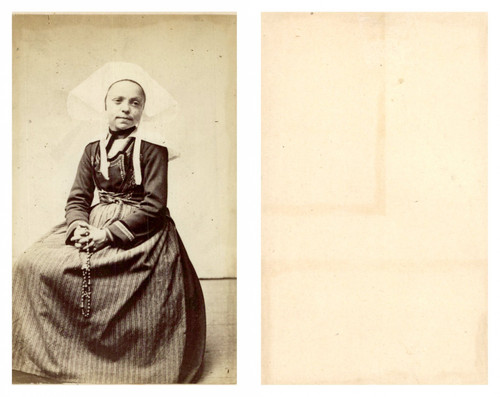 Bretagne jeune femme - femme, la