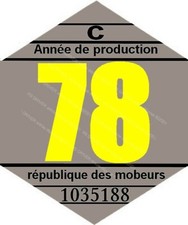 vignette 1978 pour mobylette