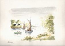 MOGISSE   ROBERT    AQUARELLE