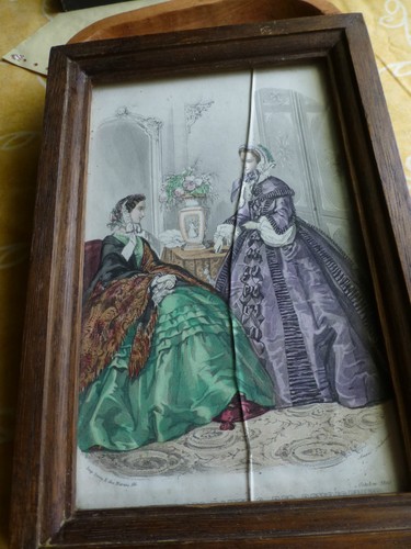 Ancienne gravure xix - ancienne,