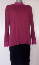 Damart lace trim long sleeve - damart,