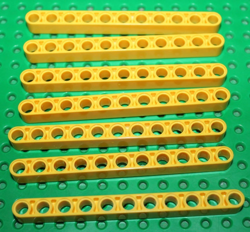 Lego technic yellow beam - technic,