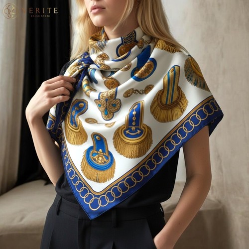 Rare vintage foulard soie - vintage,