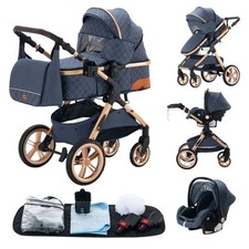 Poussette Bébé 3 En 1 Luxe