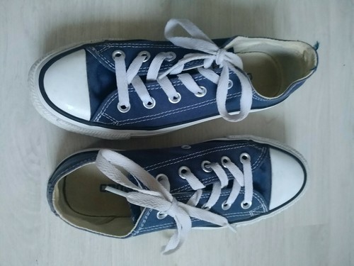 Baskets converse bleues - baskets,