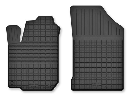 Tapis avant caoutchouc - , bac