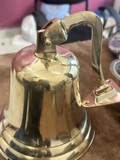 Grande cloche marine en laiton