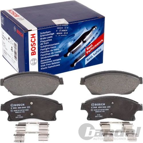 Bosch plaquettes frein - bosch,