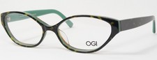 Cadre De Lunettes OGI EVOLUTION 9076 1492 TORTUE /VERT JUNGLE 53-15-140 Japon