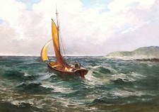 Tableau encadré marine