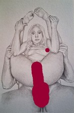 Dessin graphite Sexy Kenzie