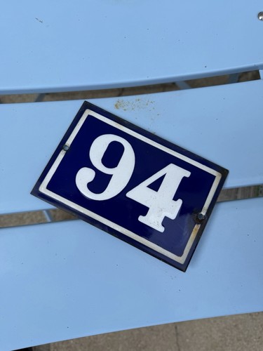 Ancienne plaque emaillee - ancienne,