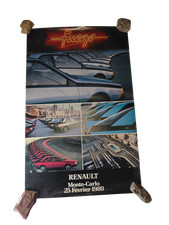 Affiche vintage Renault Monte