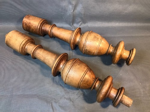 Lot anciennes colonnes bois - lot,