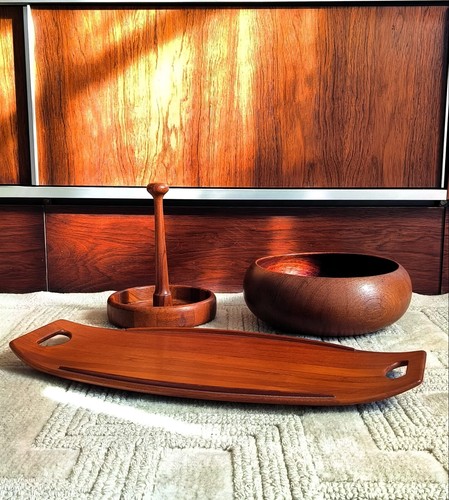 Ensemble plats teck - plats, en