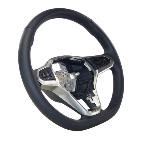 Volant multifonction cuir noir - cuir,