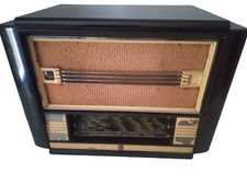 Radio vintage TSF Philips BF471A en bakelite 1948 à restaurer