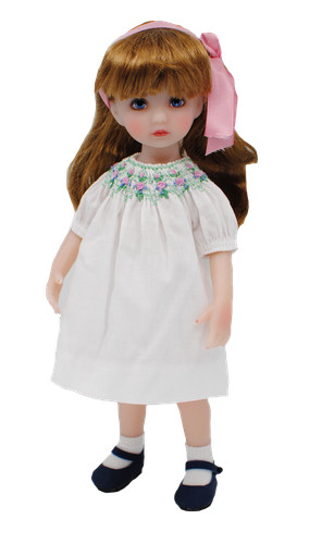 Robe smok ronde boneka pour - ronde,